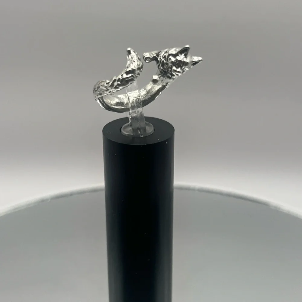 Brand New Silver Cat Ring